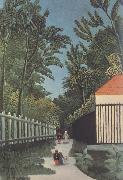 Henri Rousseau View of Montsouris Park oil